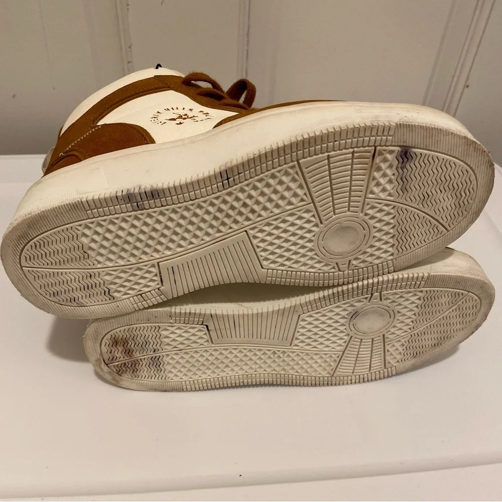 Beverly Hills Polo Club Kids Brown and White Sneakers
